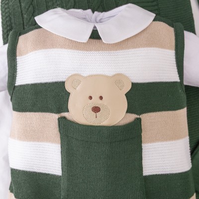  Saída de Maternidade Theodoro - Verde Militar e Bege Novo